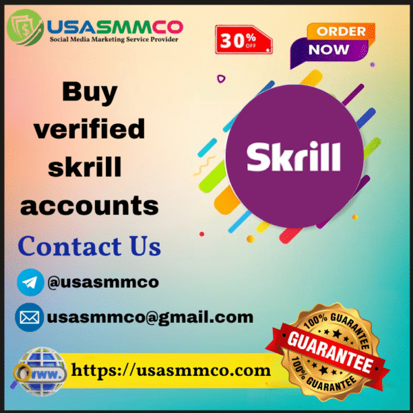 Buy Verified Skrill Accounts